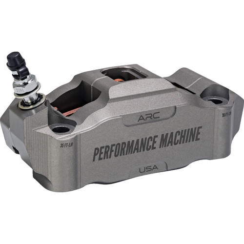 Performance Machine (PM) #0052-2427-GYC - Radial Mount Caliper - Front Left - Gunmetal Gray