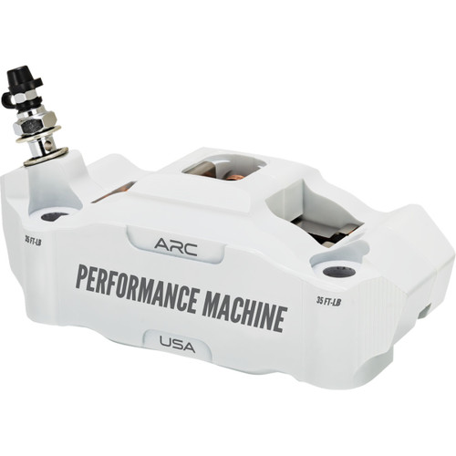 Performance Machine (PM) #0052-2427-WC - Radial Mount Caliper - Front Left - White
