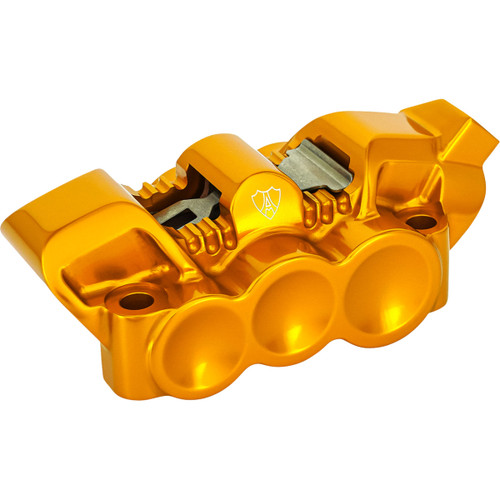 Arlen Ness #320-138 - Monoblock Radial Brake Caliper - 100 mm - Right - Gold