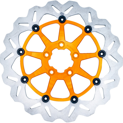 Gbrakes #DF680CWS-O - Brake Rotor - Front - Orange