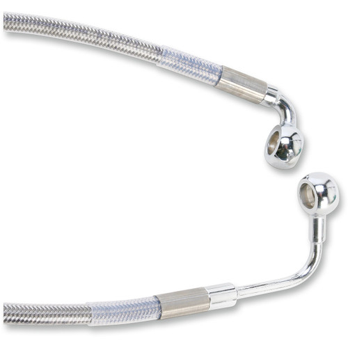 Drag Specialties - Brake Line - Rear - Stainless Steel