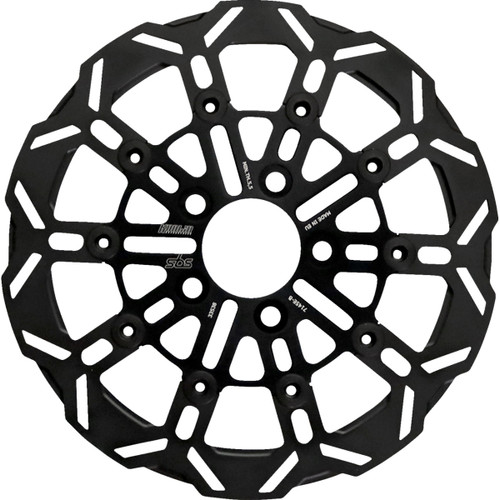 SBS #7145E-B - Design "D" 10-Spoke Brake Rotor