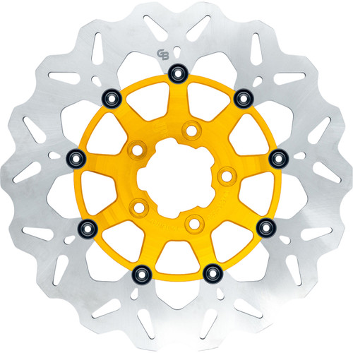 Gbrakes #GBDU006 - Brake Rotor - Front - Gold