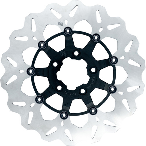 Gbrakes #GBDU007 - Wave® Brake Rotor - Front - 12-1/2" - Black