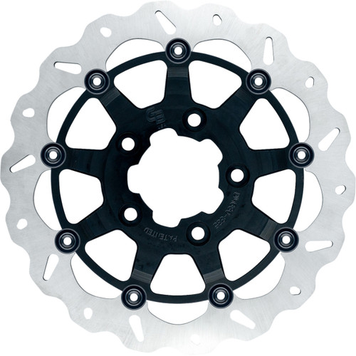 Gbrakes #GBDU009 - Wave® Brake Rotor - Front - 13" - Black