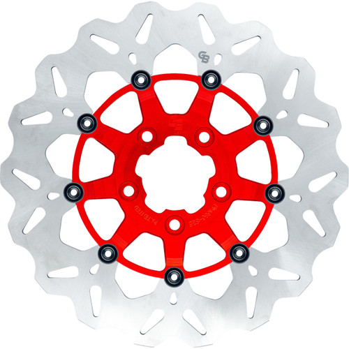 Gbrakes #GBDU023 - Brake Rotor - Front - Red