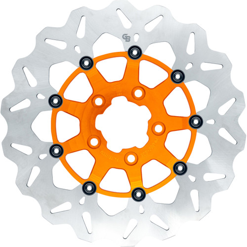 Gbrakes #GBDU027 - Brake Rotor - Rear - Orange