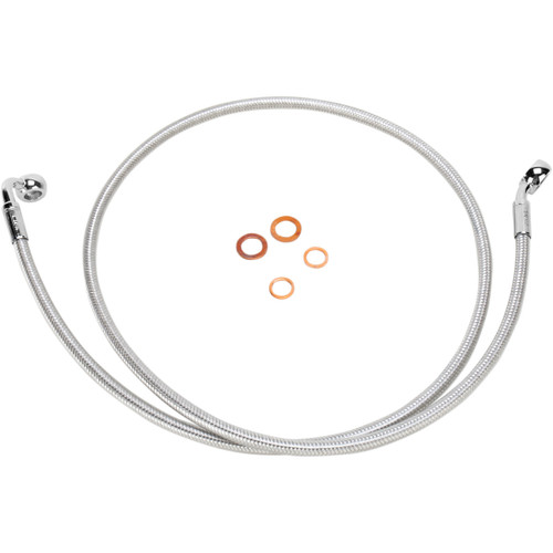 Magnum Shielding #56154SW - Brake Line - 35/90° - 54" - Polished Stainless