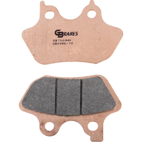 Gbrakes #GB0586-70 - Brake Pads - Sintered - Front/Rear