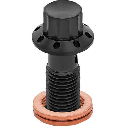 Arlen Ness #300-825 - Banjo Bolt - 3/8"-24 - Black