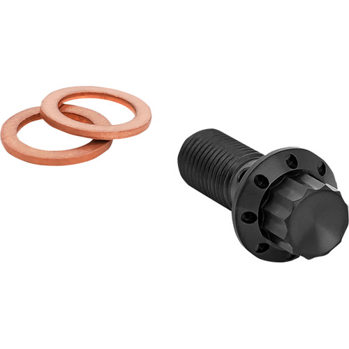 Arlen Ness #300-825 - Banjo Bolt - 3/8"-24 - Black