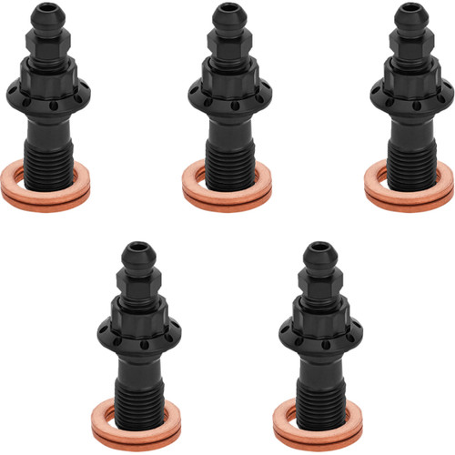 Arlen Ness #300-867 - Banjo Bolt 5-Pack - 10mm - Black