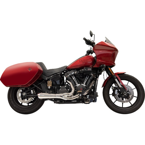 Bassani Xhaust #1S79E - 2-into-1 Ripper Exhaust System with Megaphone Muffler - Chrome - 49-State - M8 Softail
