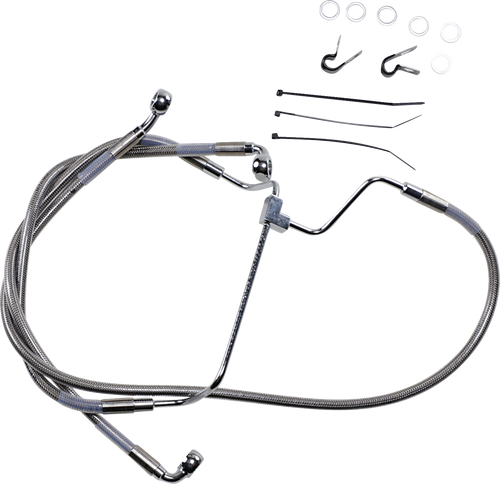 Brake Line - +2" - Stainless Steel