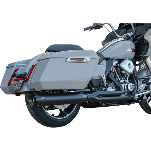 S&S Cycle #550-1167 - 2-into-1 GNX Exhaust System - Race Only - Guardian Black - Touring