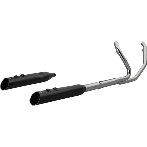 Khrome Werks #200104-SR - 2-into-2 Icon-SR Exhaust System - Eclipse - Without End Caps - M8 Touring