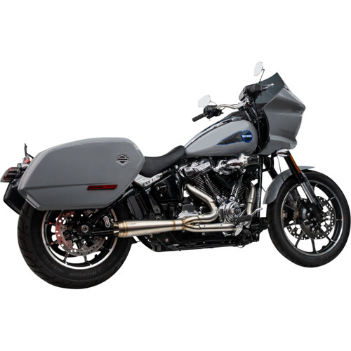 Trask #TM-5054 - 2-into-1 Assault Exhaust System - Stainless Steel - Softail M8