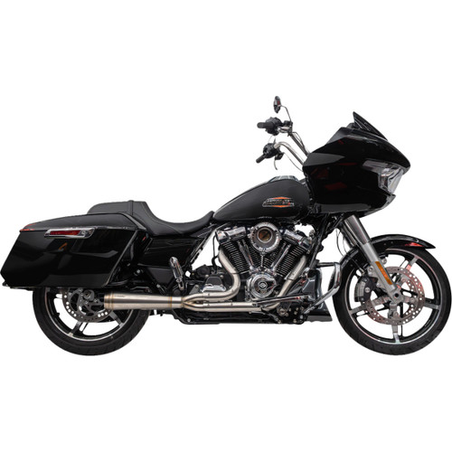 Trask #TM-5011 - 2-into-1 Assault Exhaust System - Stainless Steel - Touring M8