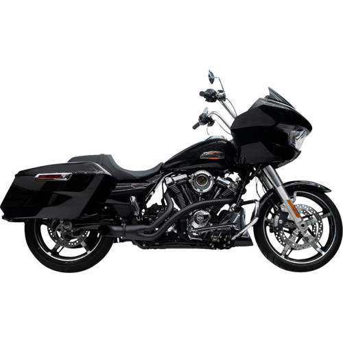 Trask #TM-5765BK - 2-into-1 BMF Exhaust System - M8 - Black