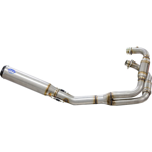 S&S Cycle #550-1029A - Qualifier 2:1 50 State Exhaust System - Stainless Steel
