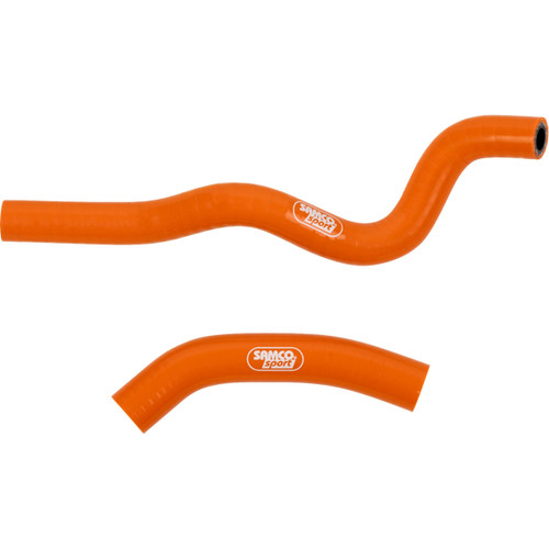 Samco Sport #HAR-5-OR - Radiator Hose Kit - Orange - Harley-Davidson