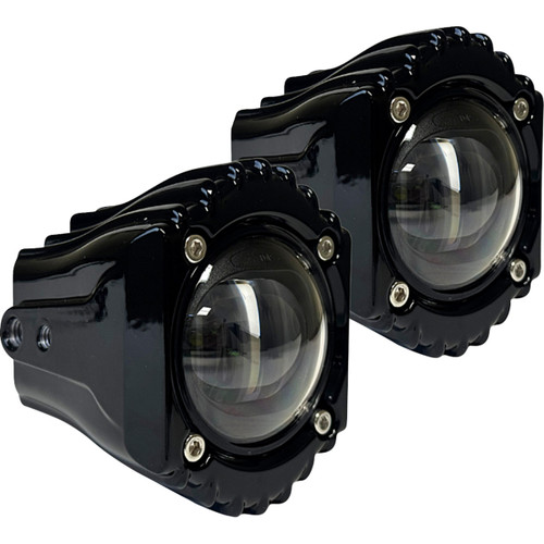 Custom Dynamics #SD-FOG-1W - Fog Light - White/Clear - Harley-Davidson®