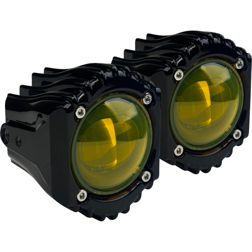Custom Dynamics #SD-FOG-4Y - Fog Light - Selective Yellow - Harley-Davidson®