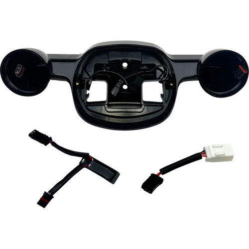 Custom Dynamics #TL-TS-BASE-ST-B - Taillight Baseplate - Black - '22-'25 FXRST/FXLRS