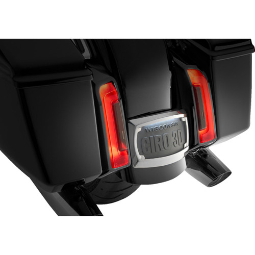 Ciro #40500 - License Plate Frame - LED - Curved - Chrome