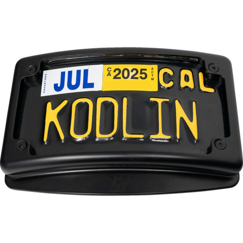 Kodlin USA #KUS20102 - Mount Kit - License Plate - Curved - Black