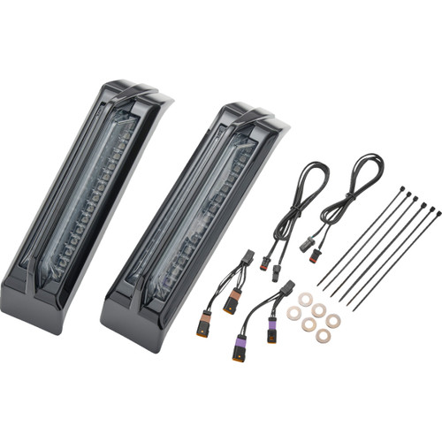 Ciro #42051 - Filler Panel Tail Lights - Smoke Lens - Black