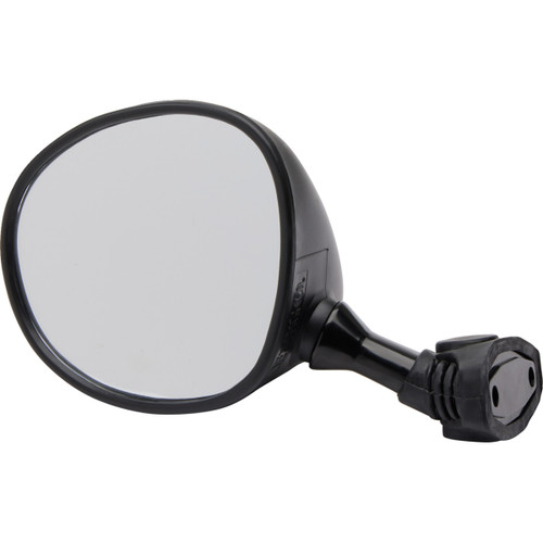 Emgo #20-86882 - Mirror - Side View - Round - Black - Left