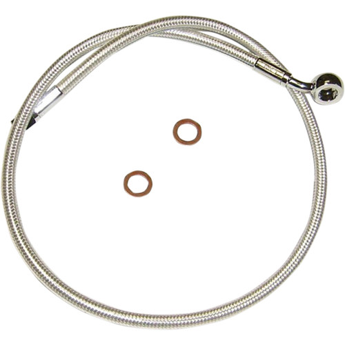 Magnum Shielding #AS37132 - Brake Line - 10 mm-35° - 32" - Sterling Chromite II