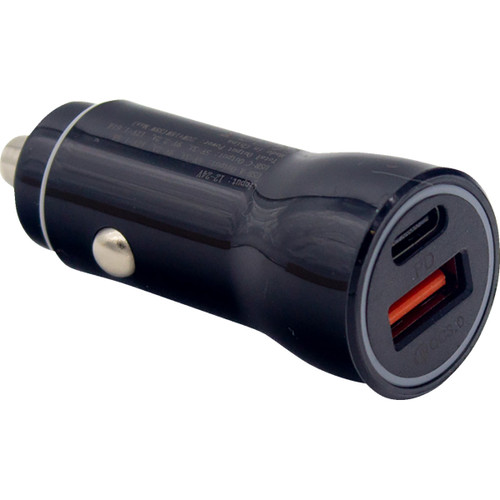 Ridepower #RPCIGUSBUSBCADP - Power Adapter - Cigarette Lighter - USB/USB-C - Black