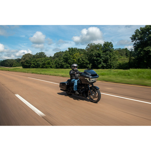 Memphis Shades #MEP88110 - Spoiler Windshield - 3" - Dark Black Smoke - FLTR