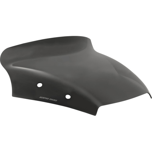 Memphis Shades #MEP88210 - Spoiler Windshield - 4" - Dark Black Smoke - FLTR
