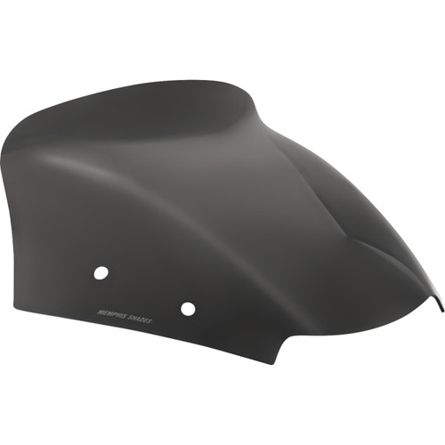 Memphis Shades #MEP88410 - Spoiler Windshield - 6" - Dark Black Smoke - FLTR