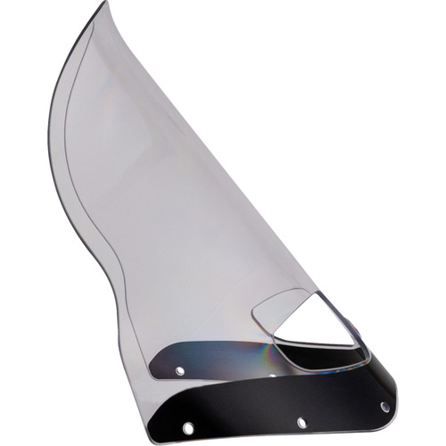 Klock Werks #KWW-06-0613-C - Flare® Windshield - Road Warrior Fairing - 15" - Clear