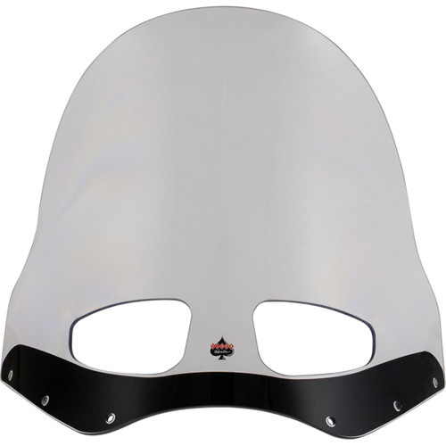 Klock Werks #KWW-06-0613-C - Flare® Windshield - Road Warrior Fairing - 15" - Clear
