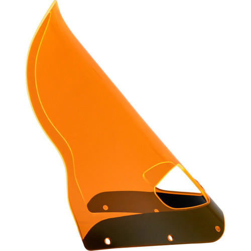 Klock Werks #KWW-06-0615 - Ice Flare® Windshield - 15" - Orange Ice - Road Warrior Fairing