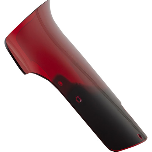 Klock Werks #KWW-04-0651 - Windshield - 9" - Red - Chieftain PowerPlus/Roadmaster PowerPlus