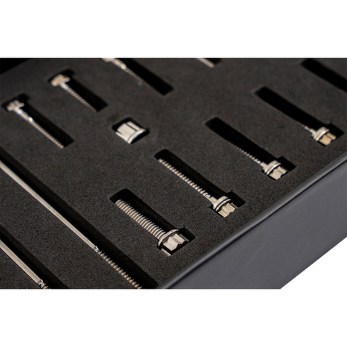 Trask #TM-1050-G - Bitchin' Bolts Hardware Kit - Titanium - M8 - Primary Cover