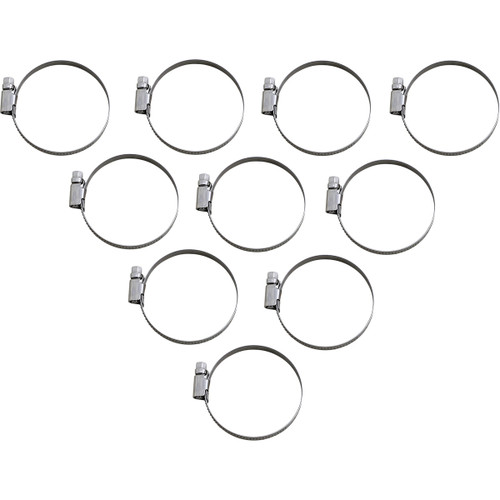 Parts Unlimited - Hose Clamps - Embossed - 40-60 mm - 10 Pack