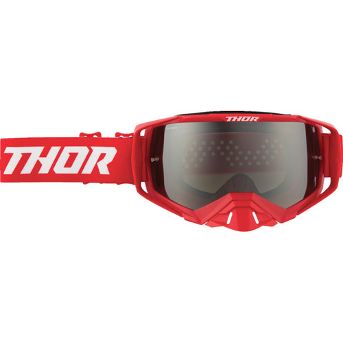 Thor - Activate Goggle - Flite - Red - Silver Mirror Lens