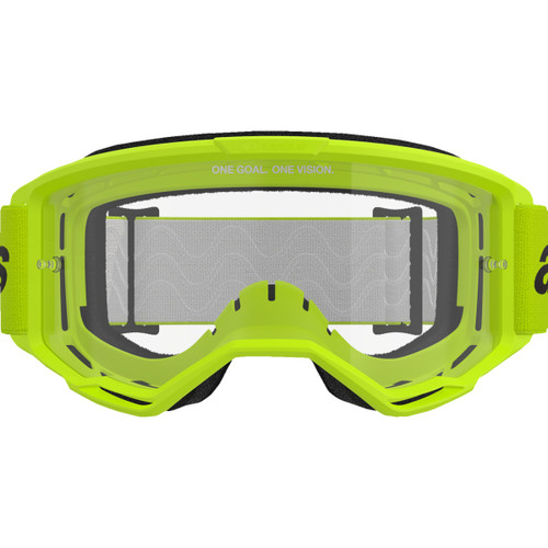 Alpinestars Goggles #5103325-5038 - Vision 3 Goggle - Wordmark - Yellow - Clear Lens