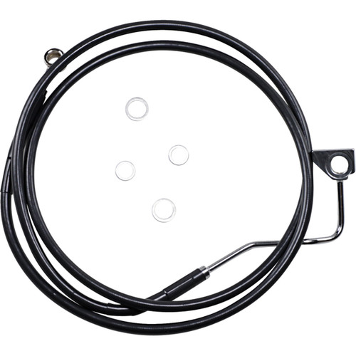 Drag Specialties - Brake Line - Front (Upper) - Black