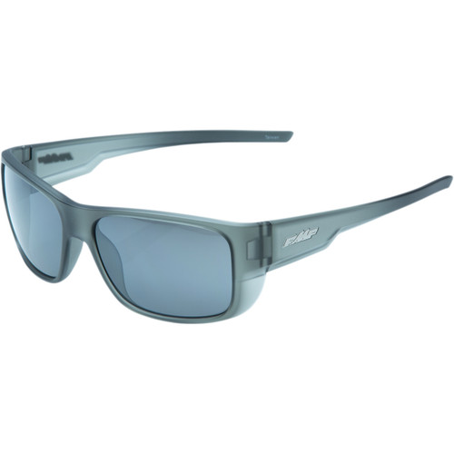 FMF #F-61501-252-01 - Throttle Sunglasses - Matte Crystal Smoke - Silver Mirror Lens