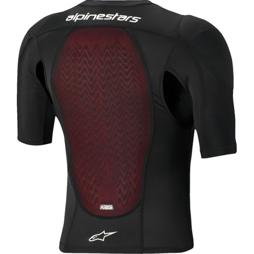 Alpinestars #6500826-12-L - Bionic Plasma LT Jacket - Short-Sleeve - Black/White - Large