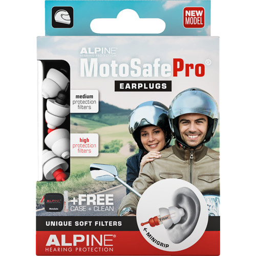 Alpine Hearing Protection #111.23.112 - MotoSafe Pro Earplugs