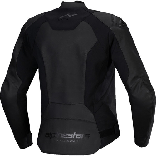Alpinestars #3113625-1100-38 - Stella Faster v3 Leather Jacket - Black/Black - US 2 / EU 38